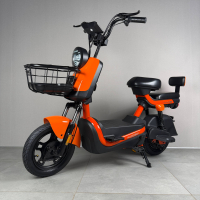 Электровелосипед EVOBIKE ATLAS оранжевый 600W 48V 20Ah | с PAS системой, с корзиной и сидением для другого пассажира 