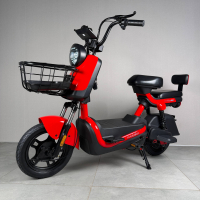 Электровелосипед EVOBIKE ATLAS RED 600W 48V 20Ah | с PAS системой, с корзиной и сидением для другого пассажира 