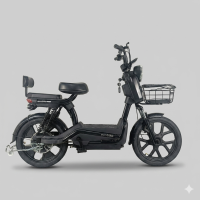 Електровелосипед EVOBIKE ATLAS MAX Black 800W 60V 20Ah | з PAS системою, з кошиком та сидінням для іншого пасажира