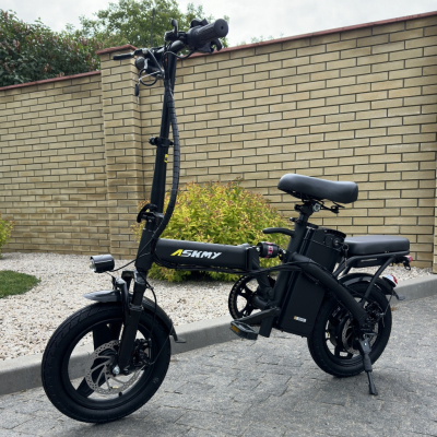 Електровелосипед складаной ASKMY U14 Pro 2025 500W 13/15/18Ah с амортизатором