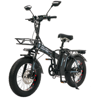 Електровелосипед MINAKO F10 MAX складний 1200W 48V 30 Ah фетбайк 20×4" з гідравлічними гальмами та PAS