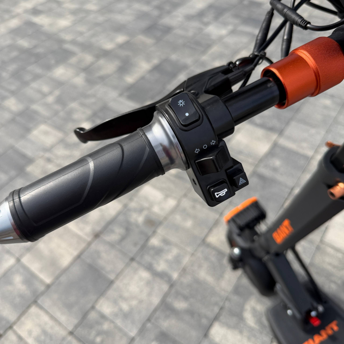 Електросамокат GIANT M10 PRO 1000W 48V 15Ah/23Ah — OFF-ROAD 10.5", до 50 км/год, подвійна амортизація, дискові гальма, сидіння, LED, сигналізація