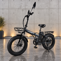 New 2026 Електровелосипед EVOBIKE Storm V8S 1000W Fat Bike 48V 15/18Ah — складний фетбайк 20×4 з PAS-системою, Shimano 7, сигналізацією та LED-дисплеєм