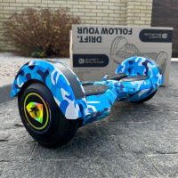 Гіроборд, гіроскутер 2025 SMART BALANCE U8 Lamborgini Синій Камуфляж