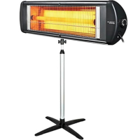 KUMTEL EcoRay EXО-25 IP55 влагозащищен | 2500W Black UA + ножка