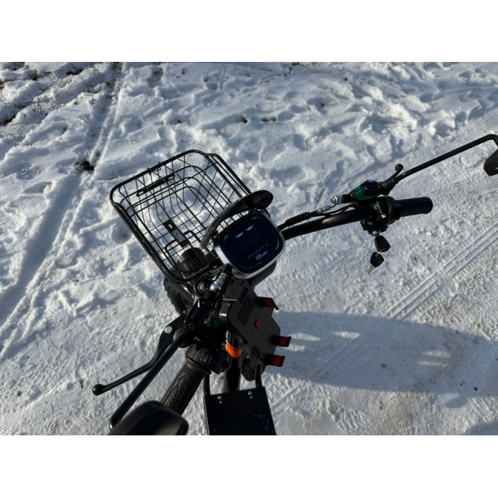 Електровелосипед (електрофетбайк) KUGOO Kirin V3 PRO Off-road на зимовій шипованій резині