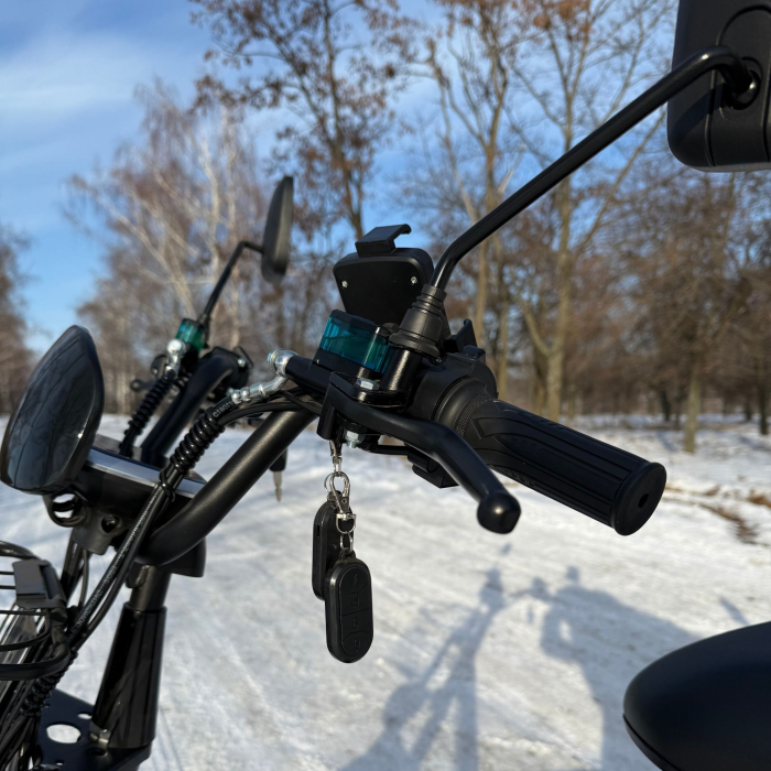 Електровелосипед (електрофетбайк) KUGOO Kirin V3 PRO Off-road на зимовій шипованій резині