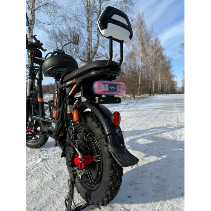 Електровелосипед (електрофетбайк) KUGOO Kirin V3 PRO Off-road на зимовій шипованій резині