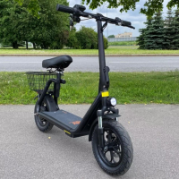 KUGOO C1+ Plus 2025 18Ah 1000W с сиденьем и усиленной корзиной 