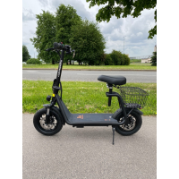 KUGOO C1+ Plus 18Ah 1000W с сиденьем и усиленной корзиной 