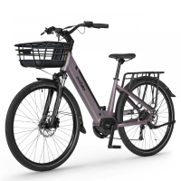 New 2026 Електровелосипед EVOBIKE Vivo N1 Графіт 600W 48V 13Ah — сучасний міський електровелосипед з великими 26-дюймовими колесами, PAS-системою