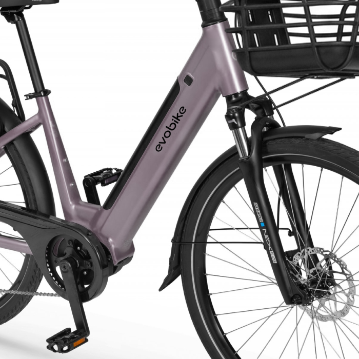 New 2026 Електровелосипед EVOBIKE Vivo N1 Графіт 600W 48V 13Ah — сучасний міський електровелосипед з великими 26-дюймовими колесами, PAS-системою