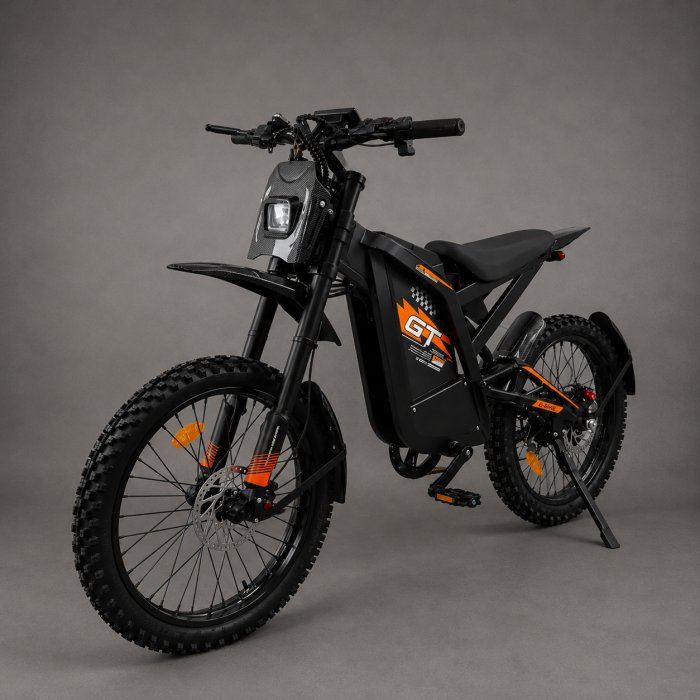 Електровелосипед OUXI GT-2000 2000W 48V 30Ah — потужний з акумулятором 30Ah, 19" колесами, подвійною підвіскою, гідравлічними гальмами, Shimano 7 швидкостей, NFC, LED-фарами та поворотниками, до 60 км/год