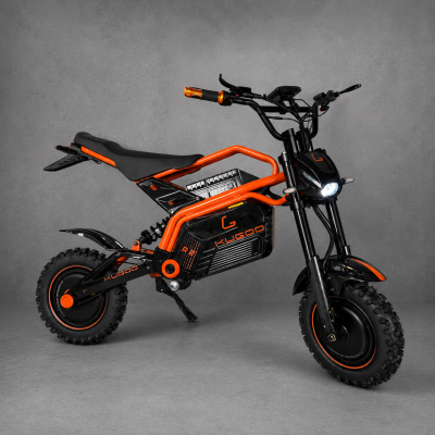 KUGOO R2 Orange AWD 3600W (2×1800W) 60V 31.2Ah — электрический Off-Road велосипед, полный привод AWD, Li-Ion аккумулятор, скорость до 80 км/ч, запас хода до 90 км, гидравлические дисковые тормоза, NFC, LED-дисплей