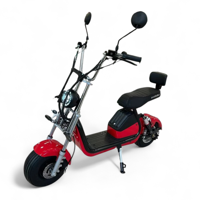 Електровелосипед EVOBIKE Spark X2  Червоний | 2000W | 48V 21Ah | CityCoco | безкамерні колеса 15×6