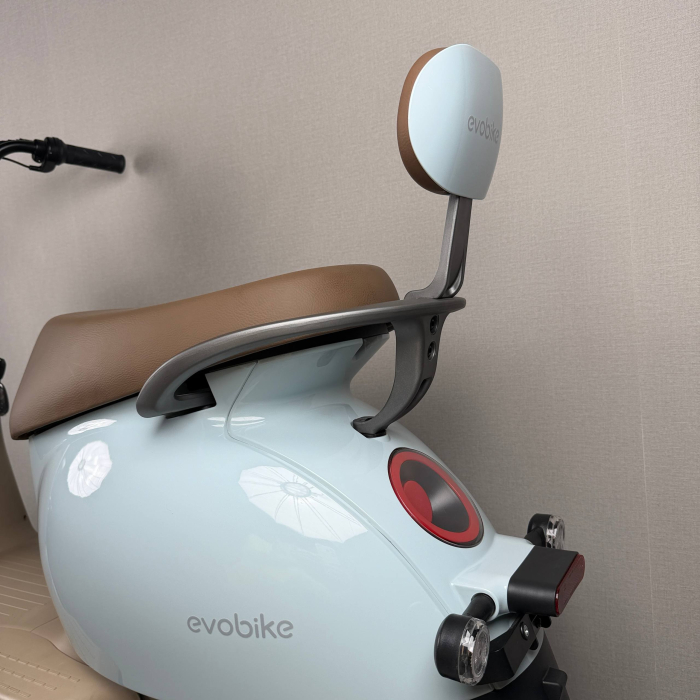 EVOBIKE UNO Graphene 600W 48V 20Ah блакитний — міський електровелосипед із графеновим акумулятором, двомісний, LED-дисплей, подвійна амортизація, до 35 км/год, сигналізація, поворотники