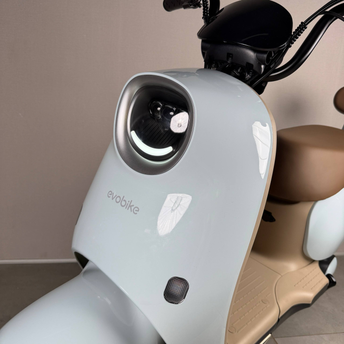 EVOBIKE UNO Graphene 600W 48V 20Ah блакитний — міський електровелосипед із графеновим акумулятором, двомісний, LED-дисплей, подвійна амортизація, до 35 км/год, сигналізація, поворотники