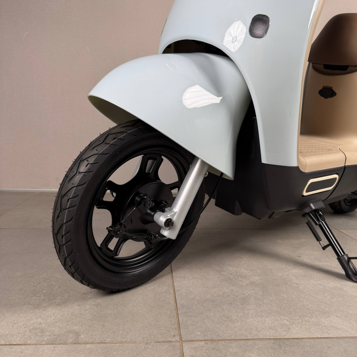 EVOBIKE UNO Graphene 600W 48V 20Ah блакитний — міський електровелосипед із графеновим акумулятором, двомісний, LED-дисплей, подвійна амортизація, до 35 км/год, сигналізація, поворотники
