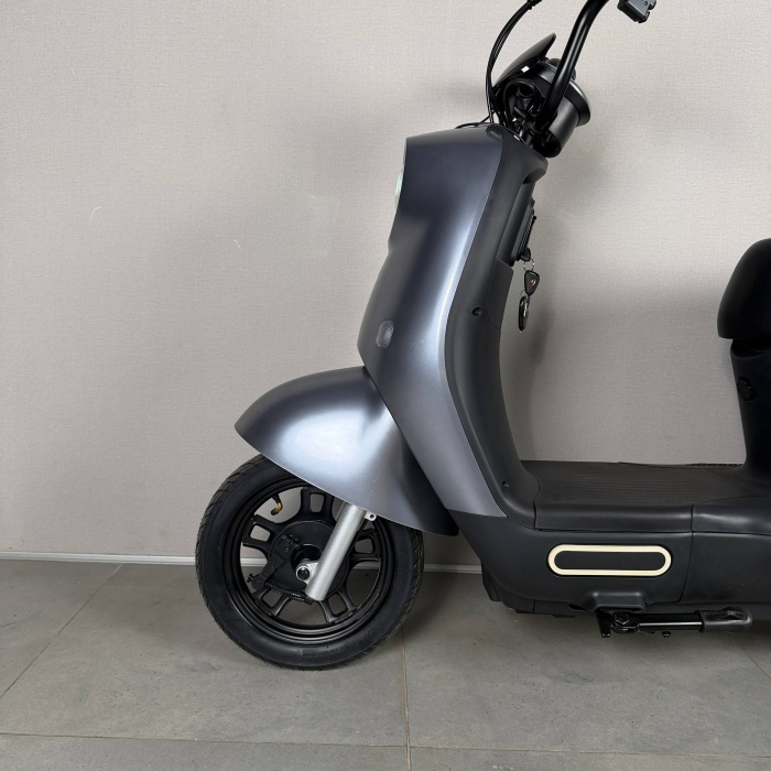 EVOBIKE UNO Graphene 600W 48V 20Ah графіт — міський електровелосипед із графеновим акумулятором, двомісний, LED-дисплей, подвійна амортизація, до 35 км/год, сигналізація, поворотники