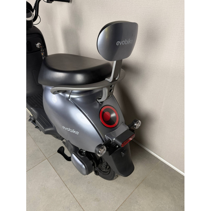 EVOBIKE UNO Graphene 600W 48V 20Ah графіт — міський електровелосипед із графеновим акумулятором, двомісний, LED-дисплей, подвійна амортизація, до 35 км/год, сигналізація, поворотники