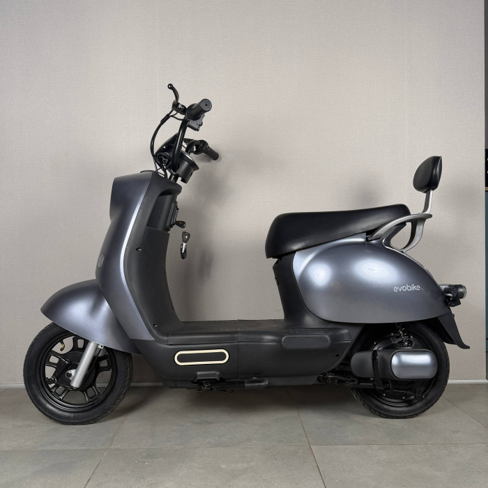 EVOBIKE UNO Graphene 600W 48V 20Ah графіт — міський електровелосипед із графеновим акумулятором, двомісний, LED-дисплей, подвійна амортизація, до 35 км/год, сигналізація, поворотники