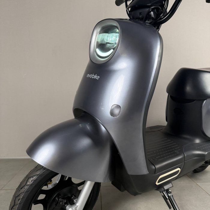 EVOBIKE UNO Graphene 600W 48V 20Ah графіт — міський електровелосипед із графеновим акумулятором, двомісний, LED-дисплей, подвійна амортизація, до 35 км/год, сигналізація, поворотники