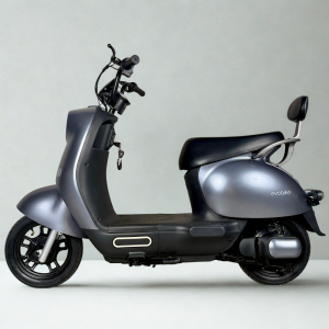 EVOBIKE UNO Graphene 600W 48V 20Ah графіт — міський електровелосипед із графеновим акумулятором, двомісний, LED-дисплей, подвійна амортизація, до 35 км/год, сигналізація, поворотники