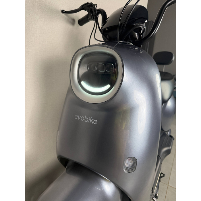 EVOBIKE UNO Graphene 600W 48V 20Ah графіт — міський електровелосипед із графеновим акумулятором, двомісний, LED-дисплей, подвійна амортизація, до 35 км/год, сигналізація, поворотники