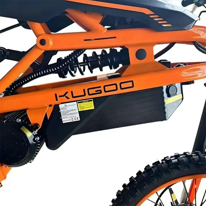 New Електричний Off-Road велосипед KUGOO Wish 02 Pro 2026 2500W 60V 27Ah — потужний позашляховий електровелосипед з колесами 19"/17", гідравлічною підвіскою та Li-Ion акумулятором
