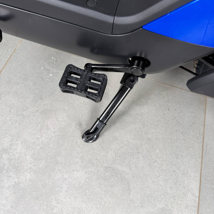 EVOBIKE YOTA 800W 48V 20Ah синій — двомісний міський електровелосипед із графеновим акумулятором, переднім металевим кошиком, подвійною амортизацією, LED-дисплеєм, сигналізацією, поворотниками, до 35 км/год