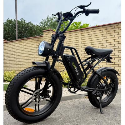 Электрофетбайк EVOBIKE e-Motion V9 60V 21Ah PAS-система | скоростной электровелосипед на толстых колесах (2025)